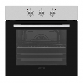 United UBO-60655T Φούρνος άνω Πάγκου 65lt χωρίς Εστίες Π59.5εκ. Inox